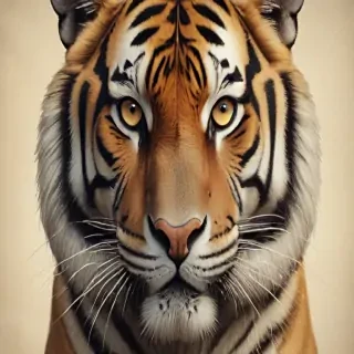 vintage tiger