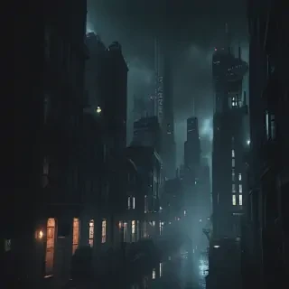 dark city background