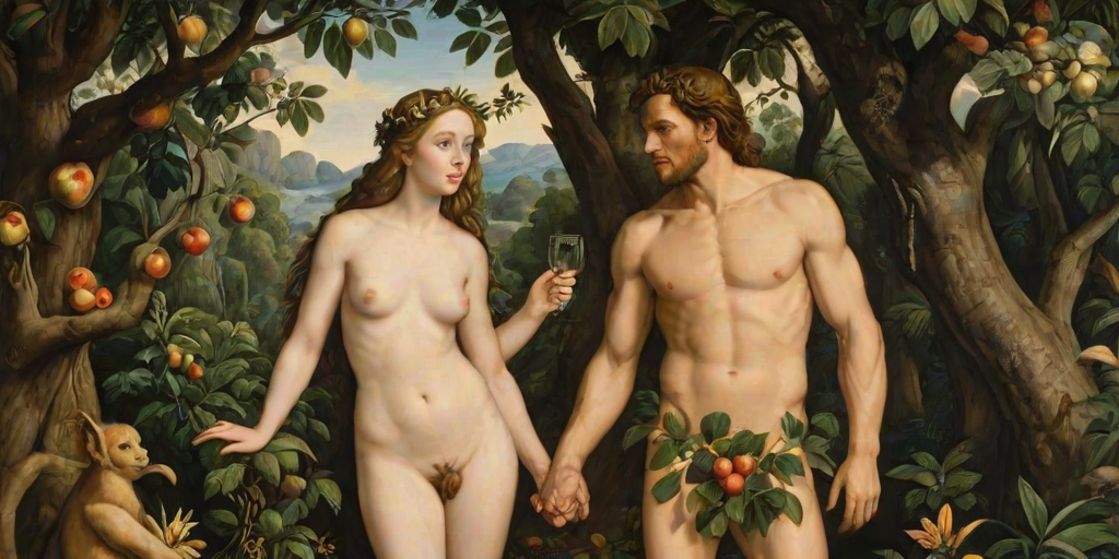 pictures of adam and eve