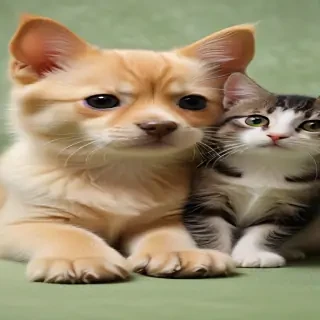 cat dog wallpaper
