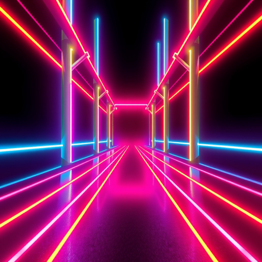 iphone neon wallpaper