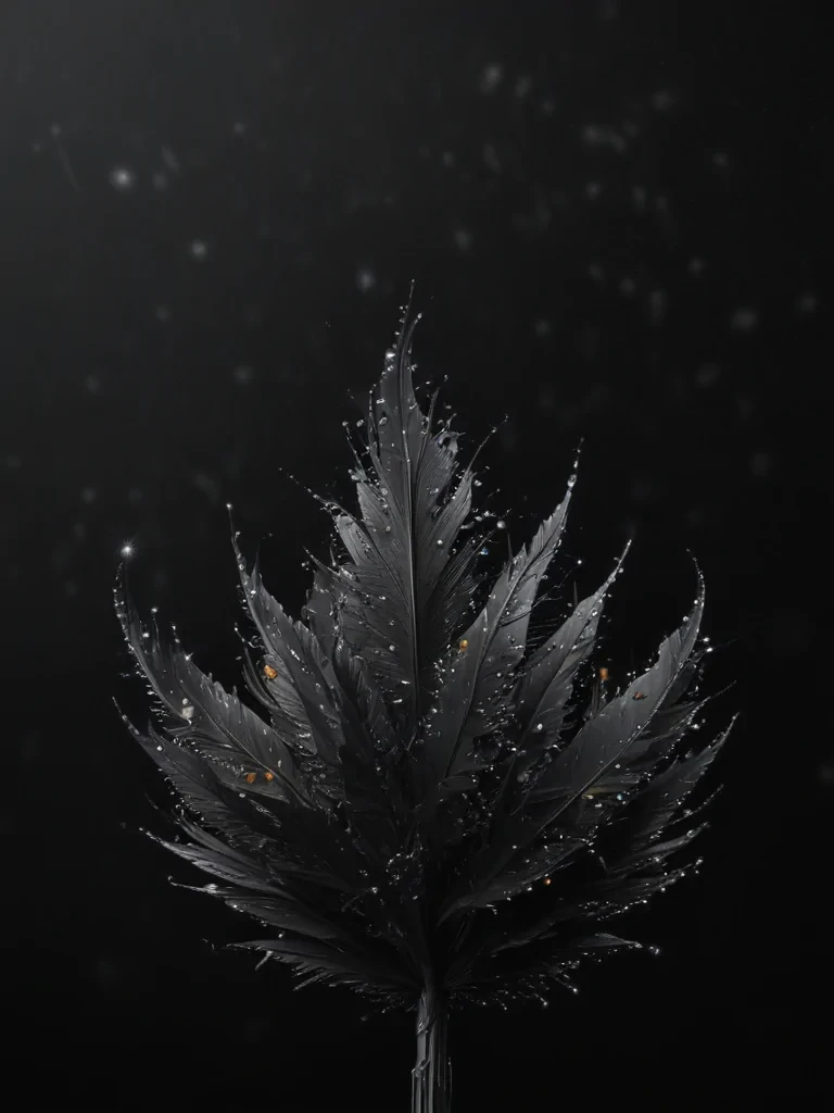 sparkling black background