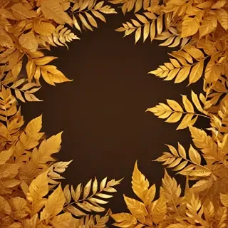 golden leaves background