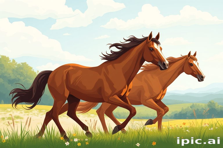 horses clip art