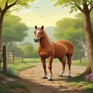 horses cartoon