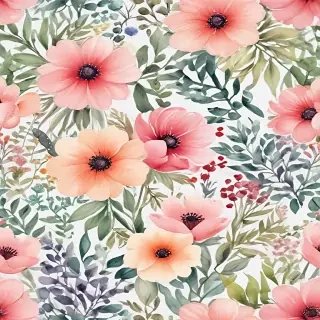 background watercolor flowers