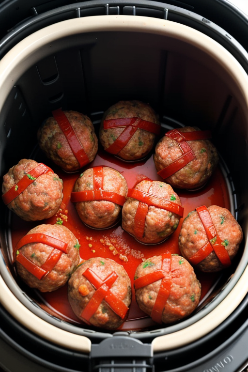 frozen meatballs in the air fryer