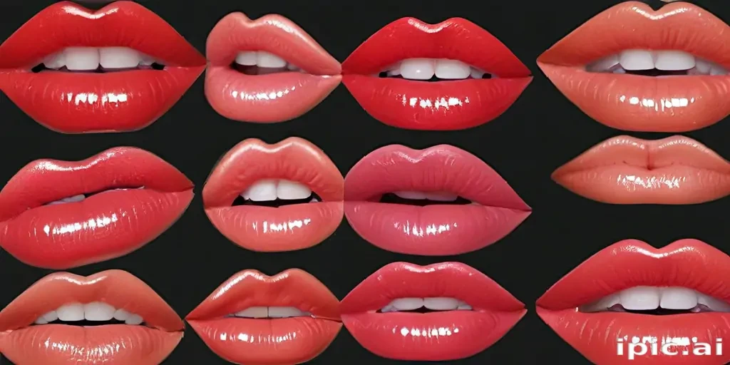 glossy lips png