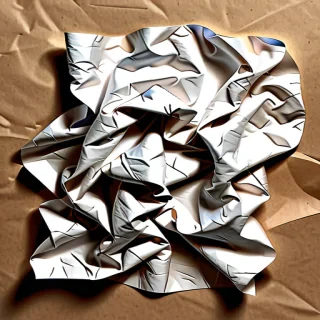 crumpled paper png
