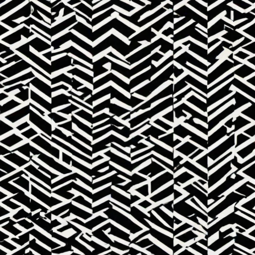black and white pattern