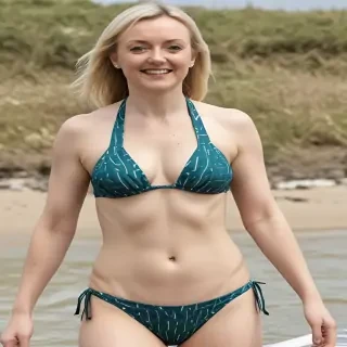 liz truss in bikini