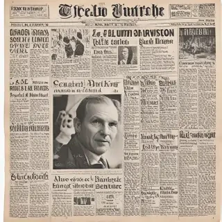 newspaper collage png
