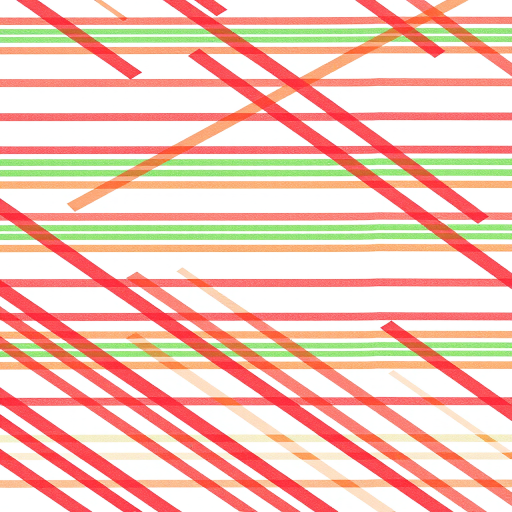 Create an image of a repetitive diagonal striped pattern featuring red and green stripes on a white background, captured with a DSLR camera at 50mm focal length, f/8 aperture, ISO 100, in bright natural light for enhanced clarity and color vibrancy.