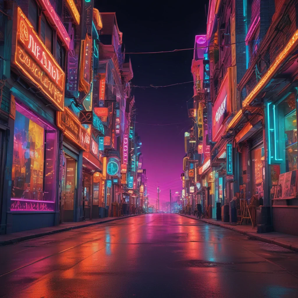 neon color background