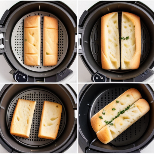 frozen garlic bread in air fryer