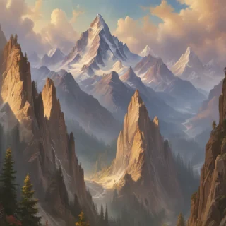 mountains transparent