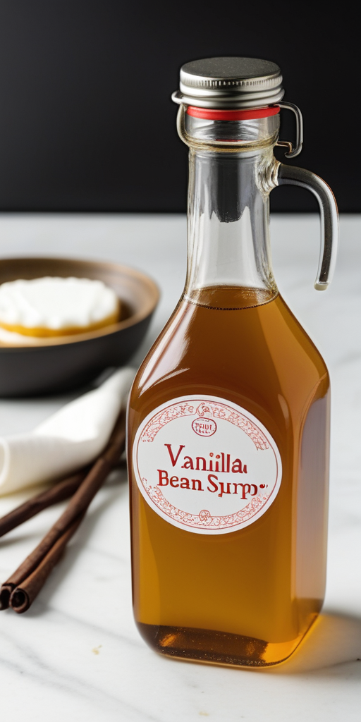 how to make vanilla bean syrup
