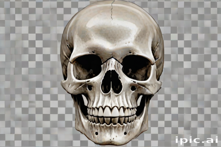 transparent skull png