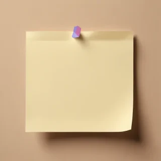 aesthetic cute sticky note png