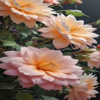 aesthetic flower painting