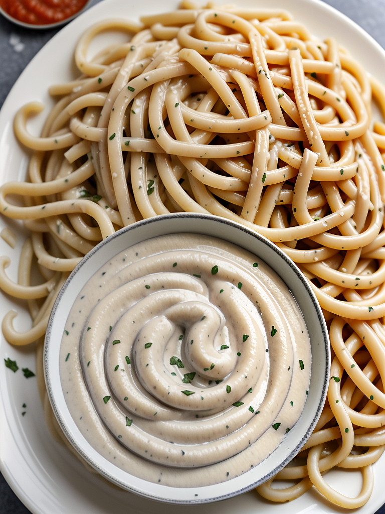 alfredo sauce mixed with marinara