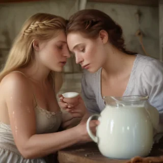 milking lesbos