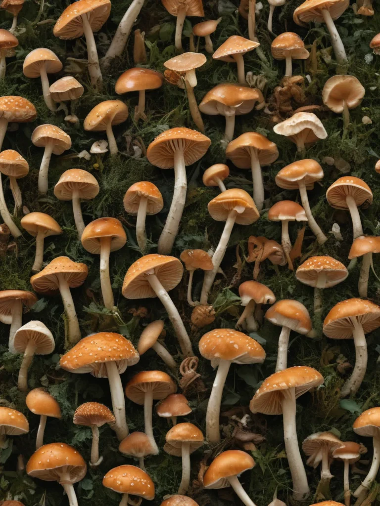 thin stemmed mushroom