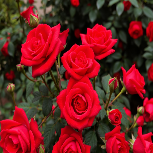 red roses aesthetic