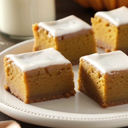 pumpkin bars using cake mix