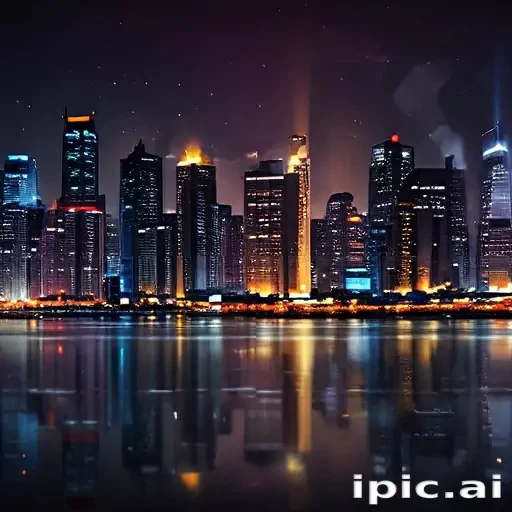 city lights background