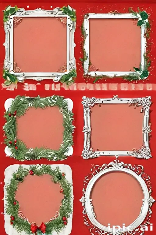 christmas clip art frames