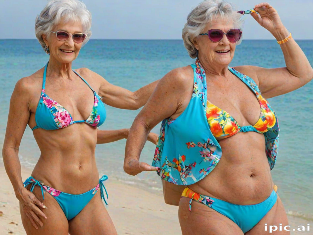 hot granny bikini