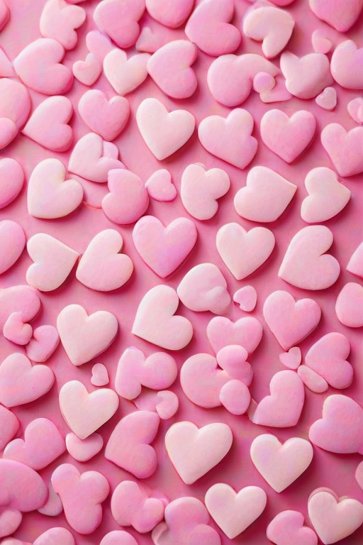 pink hearts background