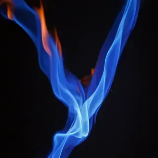 blue flame background