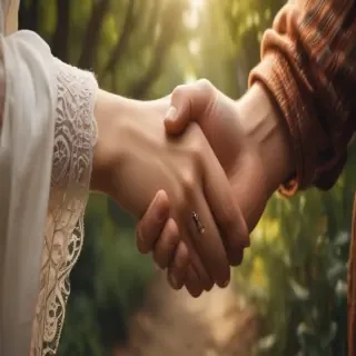 couple holding hands aesthetic