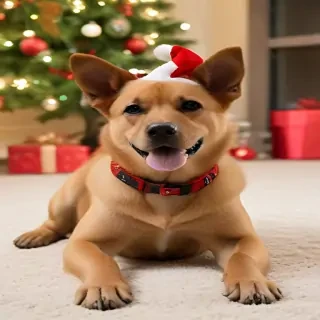 christmas dog pics