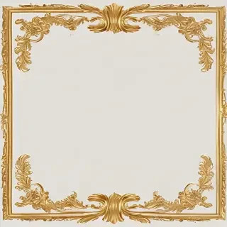 gold border transparent