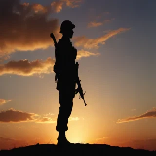 soldier silhouette