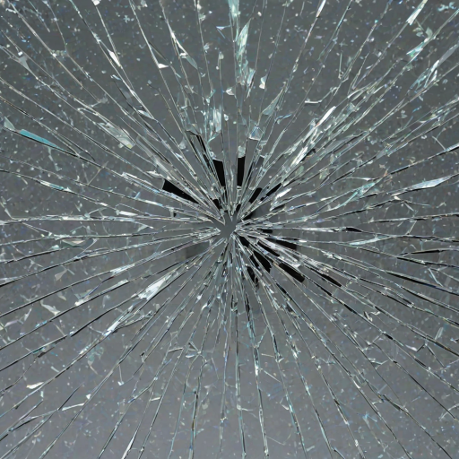 broken glass overlay