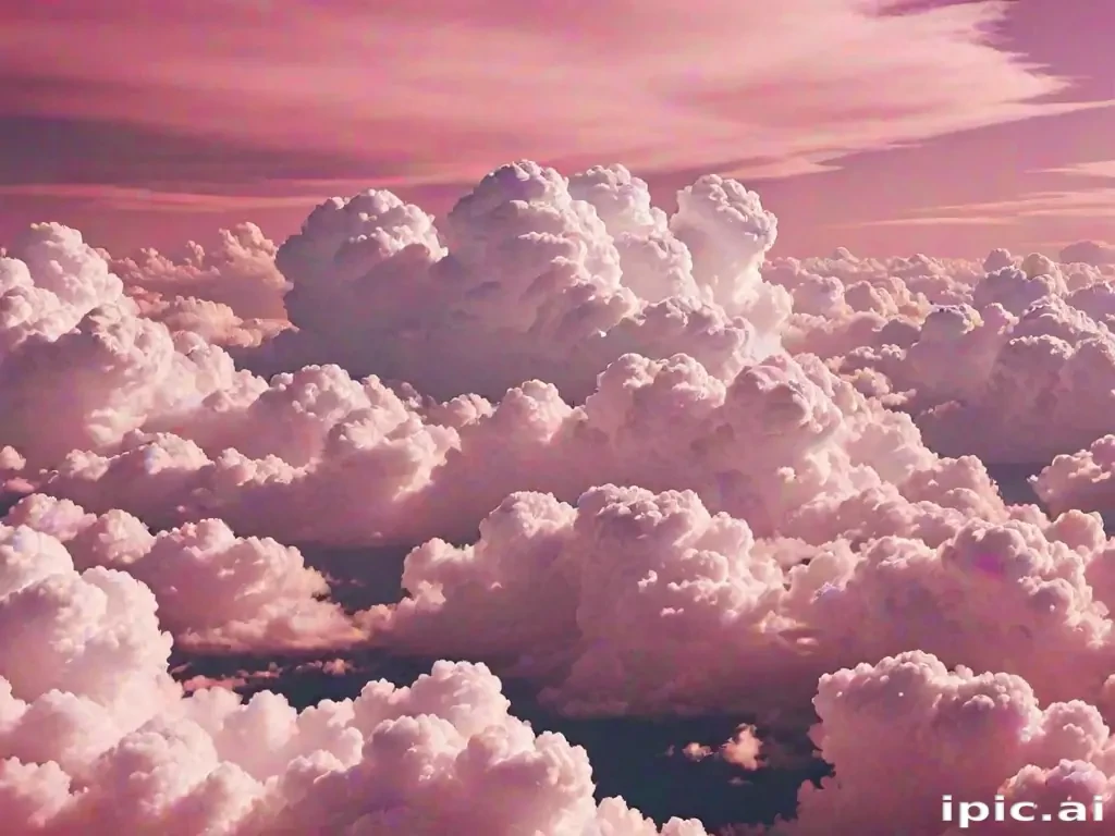 pink clouds wallpaper