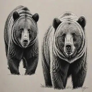 drawings of bears