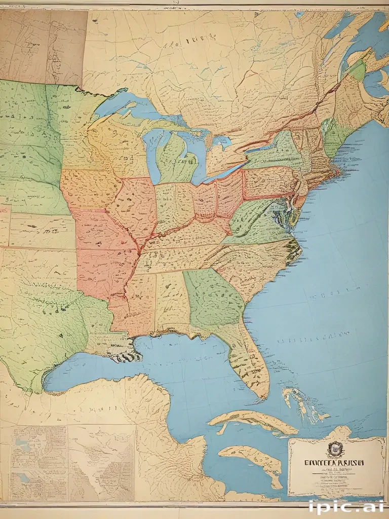 map of the united states of america
