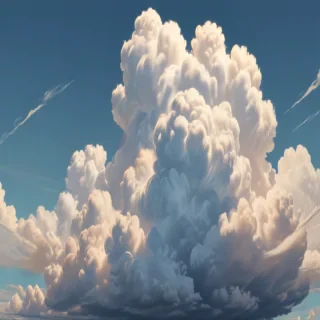 cartoon cloud drawing