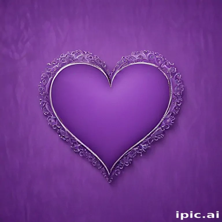 purple wallpaper heart