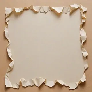 torn paper transparent