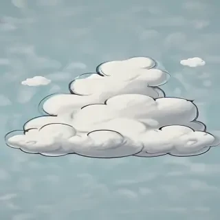 cartoon cloud drawing