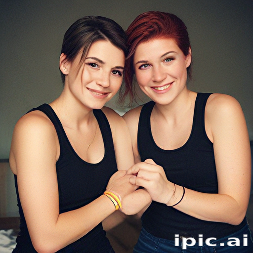 Two Smiling Friends Together, Sharing a Moment of Joy and Connection