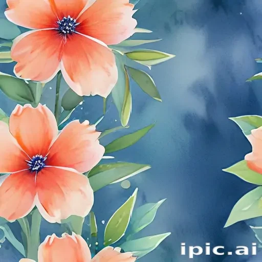floral watercolor background