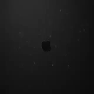 black ios wallpaper