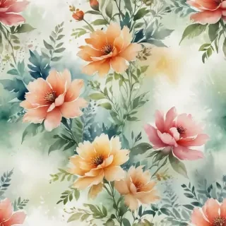 floral watercolor background
